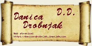 Danica Drobnjak vizit kartica